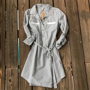 💕 3/$25 Preppy Oxford Shirt Style Dress 👔